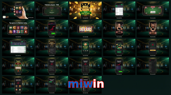 Main screen of Miwin bet page for PK players